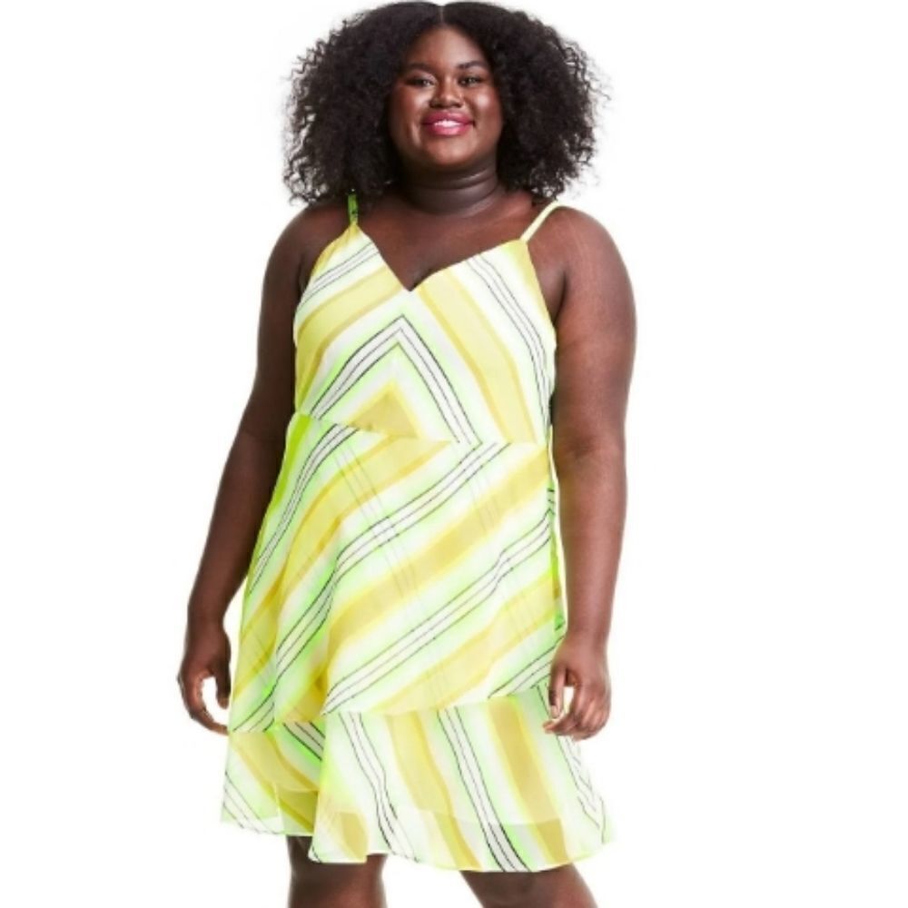 Plus Size Striped Sleeveless Slip Dress - Christopher John Rogers for Target